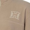 NCAA Hawaii Rainbow Warriors Women's 1/4 Zip Sand Fleece Sweatshirt - 3 of 3