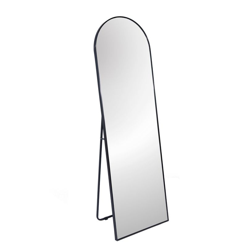 Muselady Large Arch Mirror Full Length,65"x22" Oversize Rectangle With Arch-Crowned Top with Tempered Glass Leaning Floor Mirrors-The Pop Home, 6 of 9