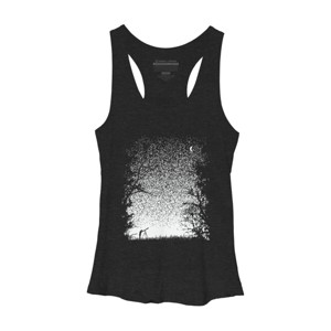 Women's Design By Humans Pixel Space By daletheskater Racerback Tank Top - 1 of 3