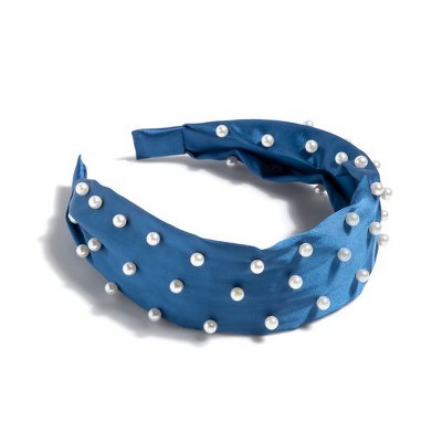 Shiraleah Blue Wide Pearl Headband : Target