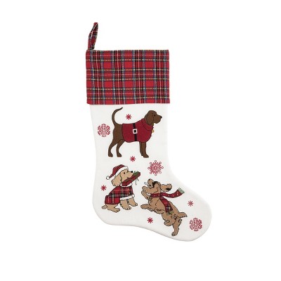 C&F Home Festive Dogs Stocking