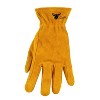 JustForKids Cowhide Leather Kids Garden Gloves Medium Yellow (5013M) - 2 of 4