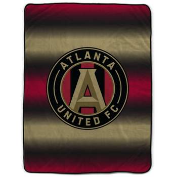 MLS Atlanta United FC Ombre Logo Flannel Fleece Blanket