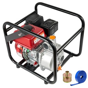 VEVOR Gasoline Powered Trash Pump, 2 in/50 mm, 7HP 132GPM 4-Stroke Gasoline Engine Water Transfer Pump with 25 ft/7.62 m Outlet Hose Max 98 ft Lift - 1 of 4