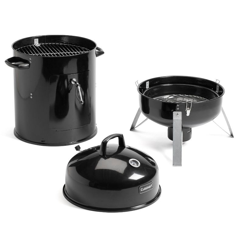 Cuisinart CGB-047 18&#34; Kettle Charcoal Grill Bundle with BBQ Pit Kit, 4 of 11