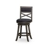 NicBex 30" Swivel Bar Stools with X-Back Design,Rotating Counter Height Bar Stools,Kitchen Island Stools for Home Bar,Dining & Cafe - 2 of 4