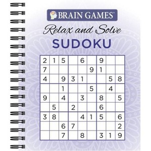 Brain Games - Relax and Solve: Sudoku (Purple) - by  Publications International Ltd & Brain Games (Spiral Bound) - 1 of 1