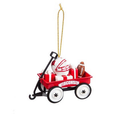 Evergreen Team Sports America Wisconsin-Madison Badgers Team Wagon Ornament