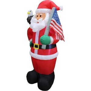 SUGIFT 6FT Christmas Airblown Inflatable Swaying Santa - 1 of 1