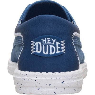 HEYDUDE Men Wally Cru Stretch Canvas , Ensign Blue/Multi, 12 — фото 6