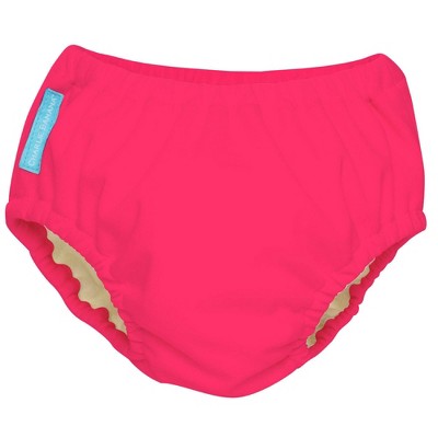 Charlie Banana Reusable Swim Diaper, Fluorescent Pink - XL