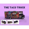 Food Truck "The Taco Truck" Purple with Graphics 1/64 Diecast Model by American Diorama - 3 of 4