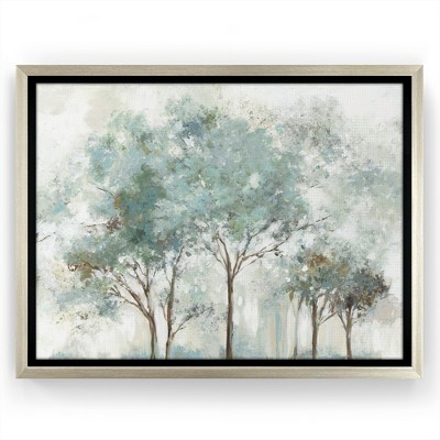 Americanflat - 16x20 Floating Canvas Champagne Gold - Enchanted Teal ...