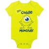 Disney Pixar Monsters Inc. Mike Mickey Mouse Baby Bodysuit Pants and Hat 3 Piece Outfit Set Newborn to Infant - 2 of 4