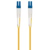 Monoprice Fiber Optic Cable - 1 Meter - Yellow | LC/UPC-LC/UPC, G657A1, Single Mode, Duplex, 2mm, PVC - 2 of 4