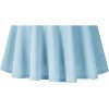 Women's Basic Stretch Midi Skirt - Versatile High Waist Flared Casual Skirt Light Blue-long - 4 of 4