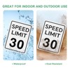 Unique Bargains Aluminum Weather Resistant Waterproof Rust Free Traffic Sign 1 Pc - 4 of 4