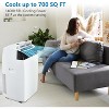 14000 BTU Portable Air Conditioners with Remote Control, 3-In-1 Energy Efficient AC Unit with Fan & Dehumidifier - 4 of 4