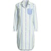 Lands' End Women's Cotton Poplin Long Sleeve Sleepshirt Nightgown - 3 of 4