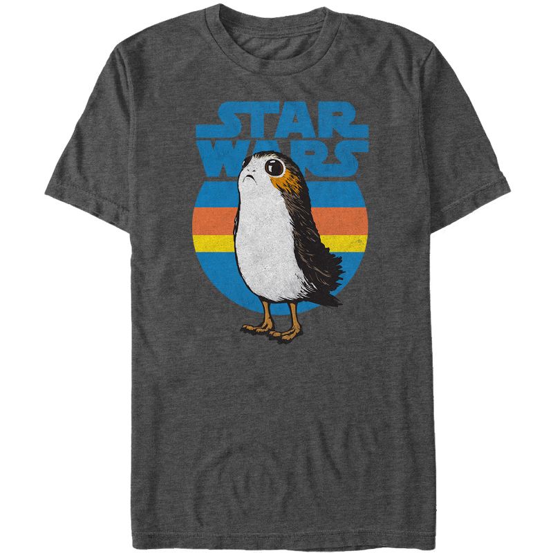 Men's Star Wars The Last Jedi Retro Porg T-Shirt, 1 of 5
