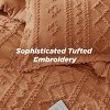 2-3 Pcs Tufted Boho Comforter Set Bed Set GentleSoft Farmhouse Shabby Chic Embroidery Bedding - 4 of 4