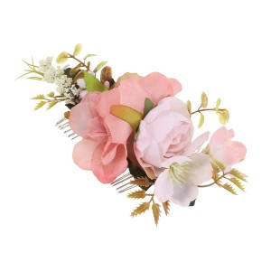 Unique Bargains Women's Lightweight Simulated Flowers Hair Clip Comb 1 Pc - 1 of 4