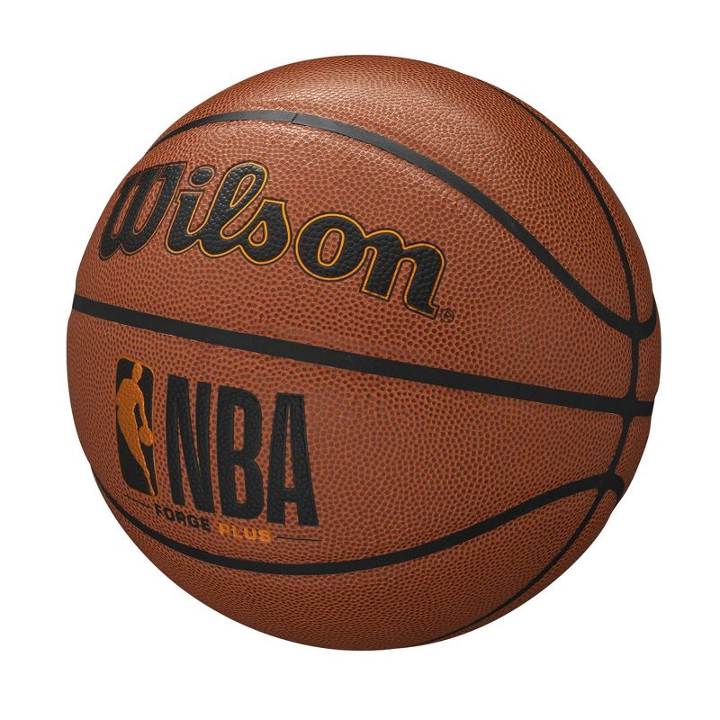 Wilson NBA Forge Plus 29.5&#34; Basketball - Brown, 4 of 12
