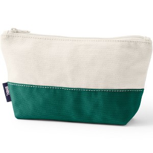Lands' End Zipper Canvas Pouch - 1 of 3