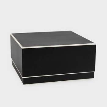 Large Square Gift Box Black - Sugar Paper™ + Target