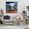 Stupell Industries Fresh Baked Fish Cookies Cat Chef Astrological Symbol Canvas Wall Art - 2 of 4