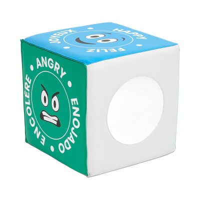 ECR4Kids SoftZone Cuscini Emozioni Con Specchio – 8 Pezzi, Trilingue, Per Bambini