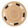 Porto Geometric Jute Circle - JONATHAN Y - 2 of 4