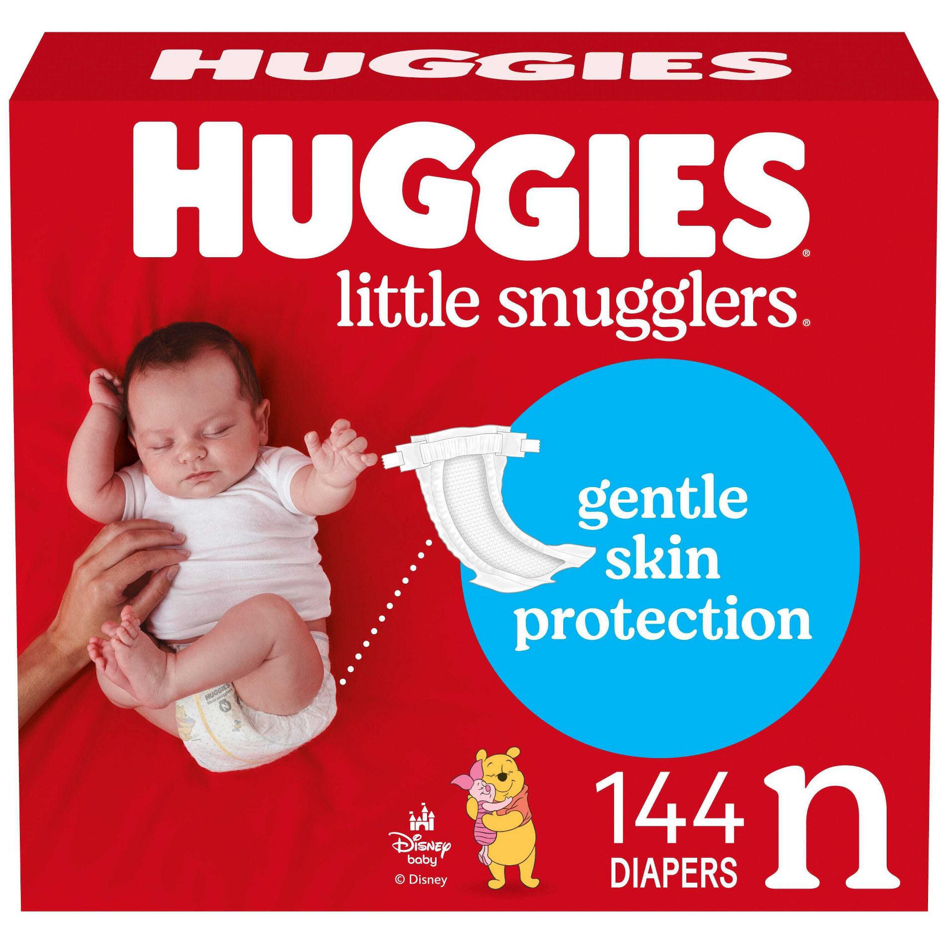 Huggies Little Snugglers Diapers - Newborn - 144ct
