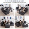 MAXYOYO Modular Sectional Sofa Couch, Sleeper Chair Modern Boneless Couch for Living Room, No Assembly Required - 3 of 4