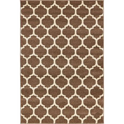 Unique Loom Trellis Philadelphia Geometric Indoor Woven Area Rug