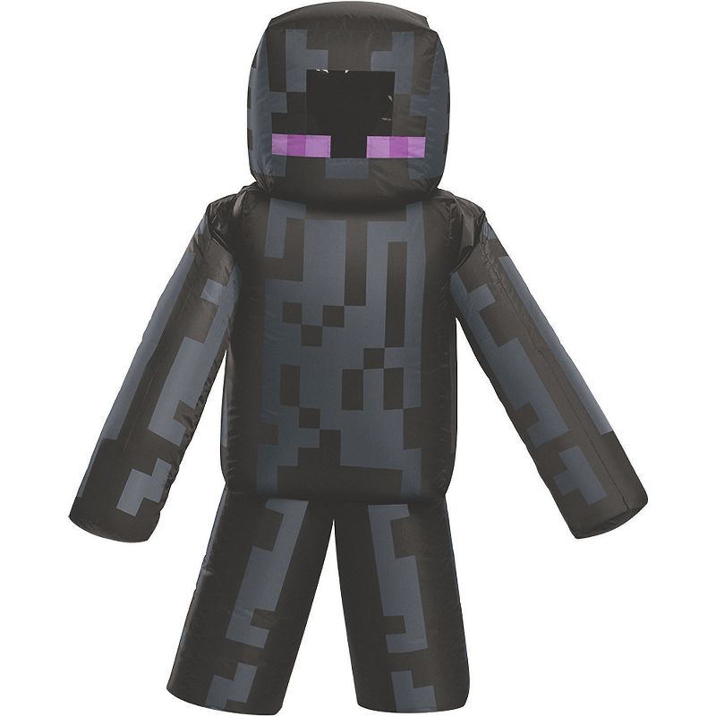 Disguise Boys' Minecraft Inflatable Enderman Costume - Size One Size Fits Most - Black, 1 of 3