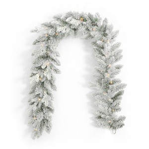 Christmas Bluffton Flocked Garland - 1 of 1