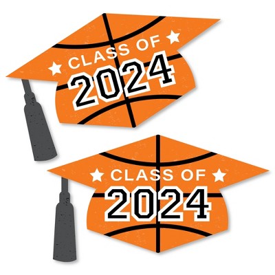 Big Dot Of Happiness Grad Basketball - Grad Cap Decorations Diy 2024 ...