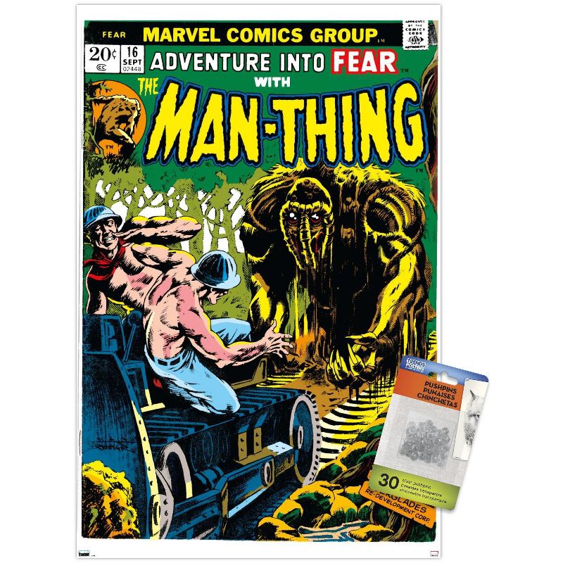Trends International Marvel Comics: Man-Thing #16 Unframed Wall Poster Prints, 1 of 7