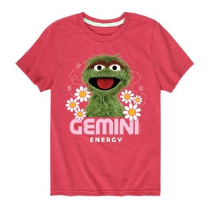 Boys' - Sesame Street - Oscar Gemini Energy Short Sleeve Graphic T-Shirt - 1 of 4