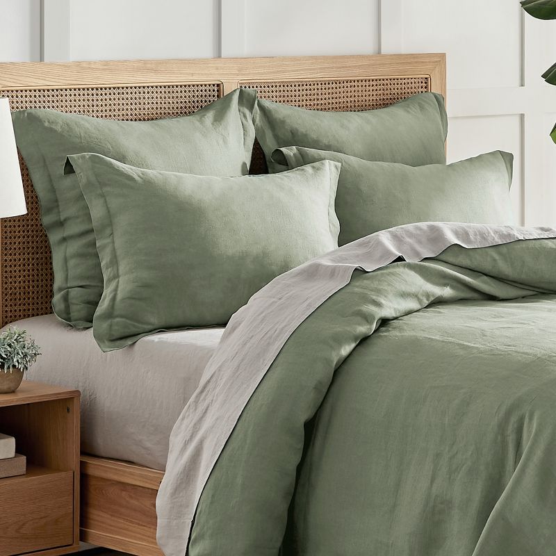 Washed Linen Duvet Cover - Levtex Home, 3 of 8