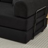 NicBex Corduroy Convertible Sofa Bed,Sleeper Couch with 2 Pillows,Flexible Combination,Futon Couch for Living Room,Office,Apartment - 3 of 4