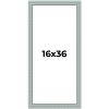 PosterPalooza | Panoramic Refined Blue Picture Frame - UV Acrylic, Foam Board Backing, Hanging Hardware - 2 of 4