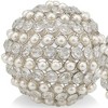 HomeRoots Set Of Two 4" Silver And Clear Faux Crystal Decorative Orbs - 4 of 4