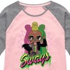 Girls' - LOL Surprise! - Sways Spray Paint Shirt Tail Raglan Graphic T-shirt - 2 of 3