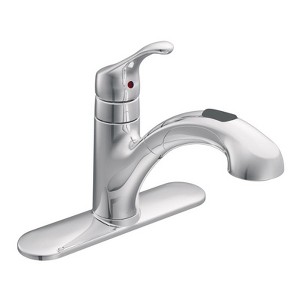 Moen Renzo One Handle Chrome Pull-Out Kitchen Faucet - 1 of 1