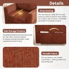 Kumasinova 360° Swivel Chair, Chenille Upholstered Accent Chair, Ergonomic Design Armchair with Side Storage Pockets, Sofa Chair for Living Room - 3 of 4