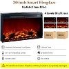 AMERLIFE 70" Farmhouse Fireplace TV Stand - 3 of 4