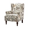 Theodor Armchair with Spindle Legs for Living Room and Bedroom Club Chair | ARTFUL LIVING DESIGN - 2 of 4