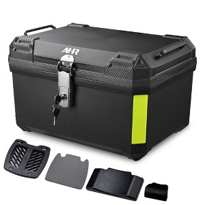AHR 65L Universal Motorcycle Tour Tail Box Scooter Trunk Storage Security Lock - 1 of 4